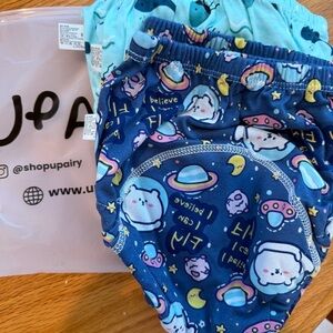 Kids Space Adventure Underwear Set - Blue & Light Blue